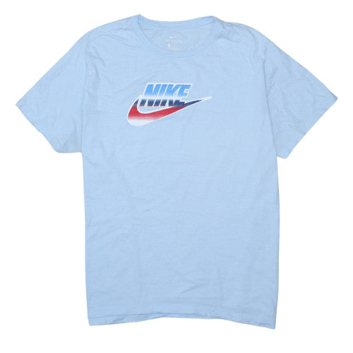 Nike Men's Blue 2XL Graphic Logo Sports T-Shirt