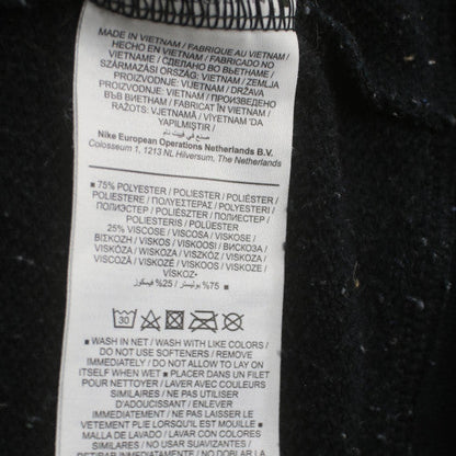 Nike Womens Black Full Zip Dri-Fit Hoodie L Polyester Viscose