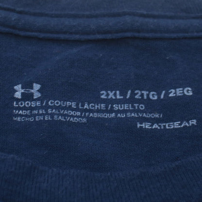 Under Armour Mens Blue 2XL HeatGear Sports Graphic T-Shirt