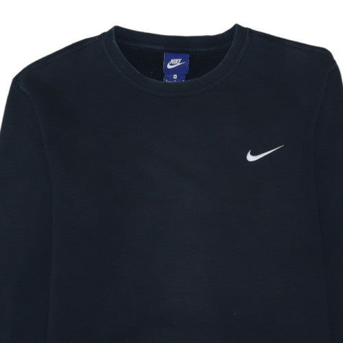 Nike Men's Black Crew Neck Pullover Sweatshirt Size M Regular Fit