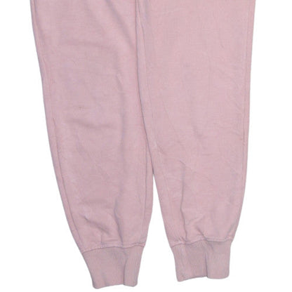 Fila Womens Pink Sweatpants M Cotton Blend Fleece Lounge Trousers