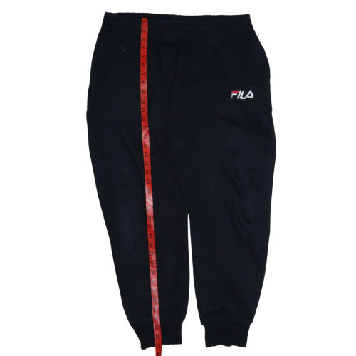 Fila Mens Black XL Jogger Sweatpants Cotton Blend Casual