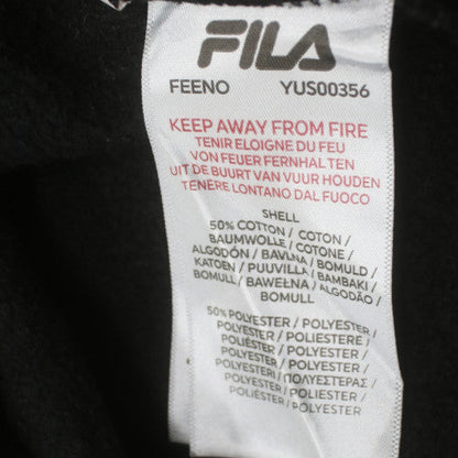 Fila Mens Black XL Jogger Sweatpants Cotton Blend Casual