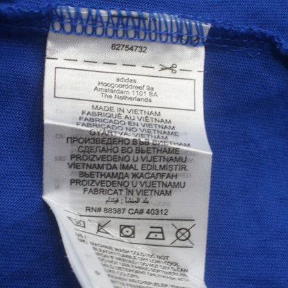 Adidas Men's Blue XL Classic Polo Shirt Short Sleeve Performance