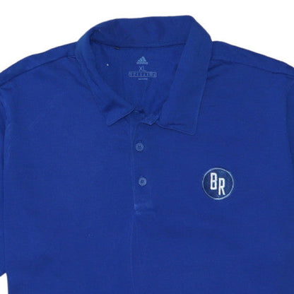 Adidas Men's Blue XL Classic Polo Shirt Short Sleeve Performance