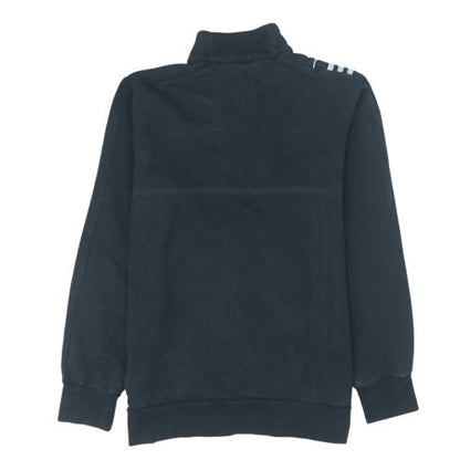 Adidas Men's Black L 1/2 Zip Pullover Fleece Sweatshirt