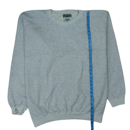 Russell Athletic Mens Grey XL Pullover Sweatshirt Fleece Crew Neck