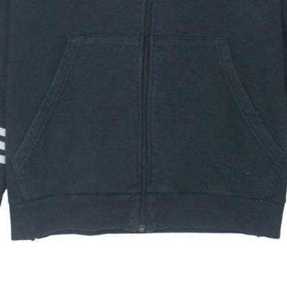 adidas Men's Black Full Zip Hoodie L Fleece Sportswear