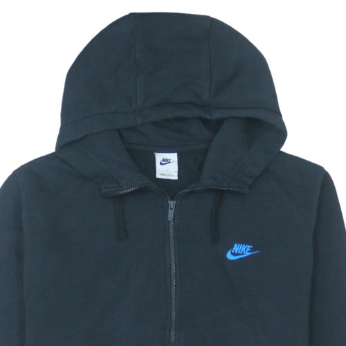 Nike Women's Black Full Zip Hoodie Size L Fleece Sportswear