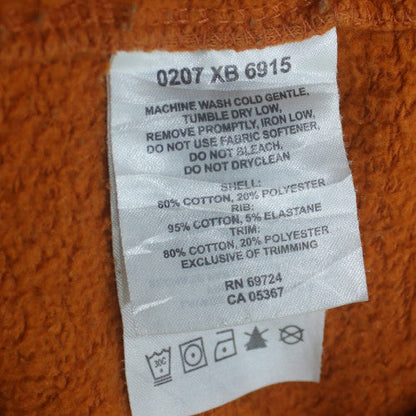 Columbia Boys Orange XL Pullover Fleece Hoodie with Logo and Pockets