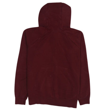 Nike Women’s Burgundy Full Zip Hoodie Size L Cotton Blend