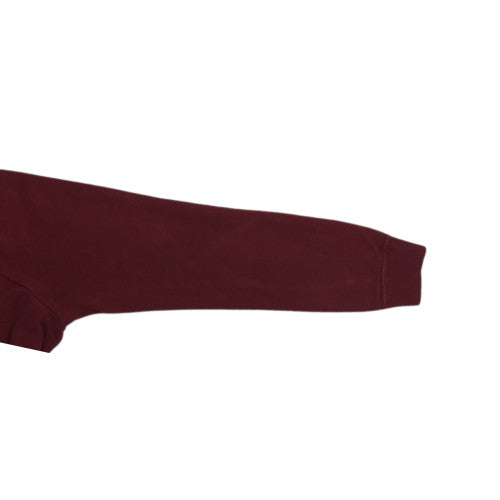 Nike Women’s Burgundy Full Zip Hoodie Size L Cotton Blend