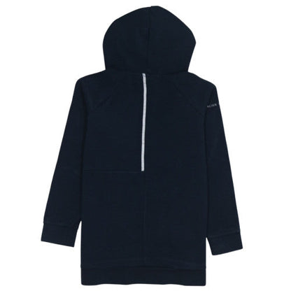 Fila Women’s Navy Blue Pullover Hoodie L Cotton Blend Logo