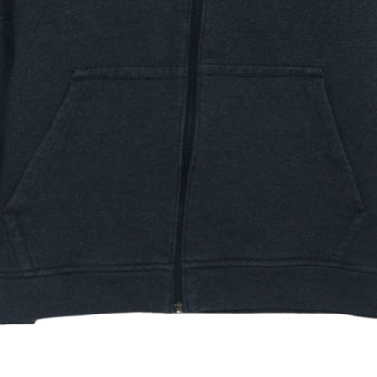 Under Armour Mens Black Full Zip Hoodie Size M Loose Fit Sportswear