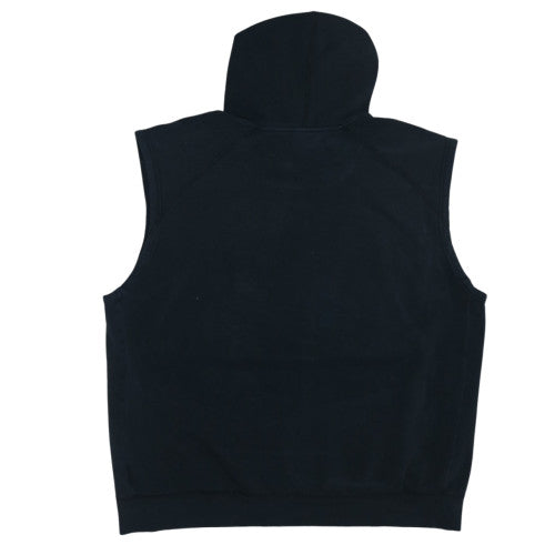 Nike Mens Black 2XL Sleeveless Hoodie Vest Fleece Sportswear