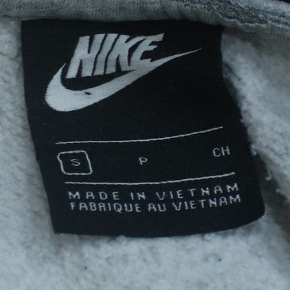 Nike Women Grey Small Pullover Sweatshirt Cotton Blend