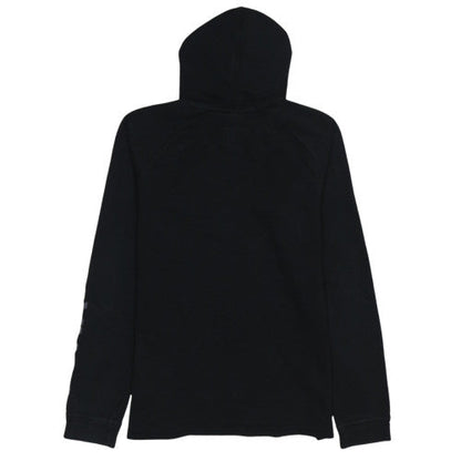 Puma Women's Black Small Pullover Hoodie with Logo Design