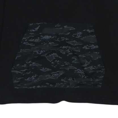 Puma Women's Black Small Pullover Hoodie with Logo Design