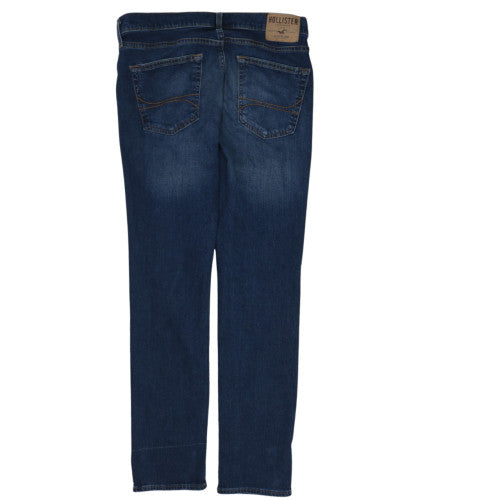 Hollister Men's Blue Skinny Fit Jeans 34x32 Denim Stretch