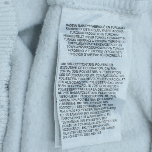 The North Face Men's White Pullover Hoodie M Outdoor Fleece
