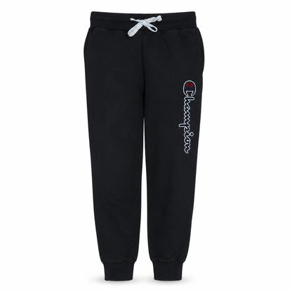 Champion Men's Black Medium Jogger Sweatpants with Logo