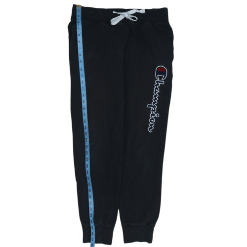 Champion Men's Black Medium Jogger Sweatpants with Logo