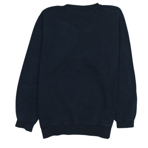 Champion Men's Blue L Pullover Sweatshirt Embroidered Logo Crew Neck
