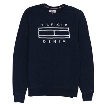 Tommy Hilfiger Denim Men's Navy Blue Crew Neck Sweatshirt M