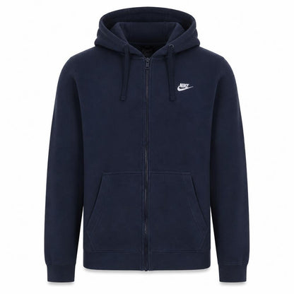 Nike Mens Blue XL Full Zip Hoodie Sweatshirt Fleece Sportswear