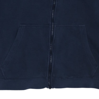Nike Mens Blue XL Full Zip Hoodie Sweatshirt Fleece Sportswear