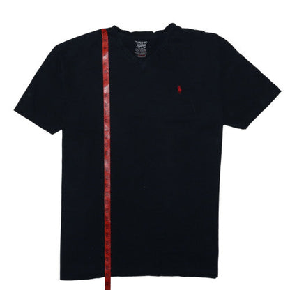 Polo Ralph Lauren Men's Black V-Neck Cotton T-Shirt XXL Classic Fit