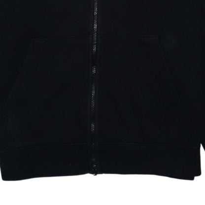 Nike Men Black Full Zip Hoodie Fleece Sweatshirt M