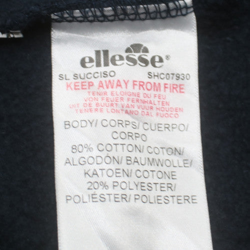 Ellesse Men's Blue Logo Pullover Sweatshirt Size M