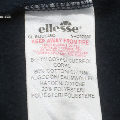 Ellesse Men's Blue Logo Pullover Sweatshirt Size M