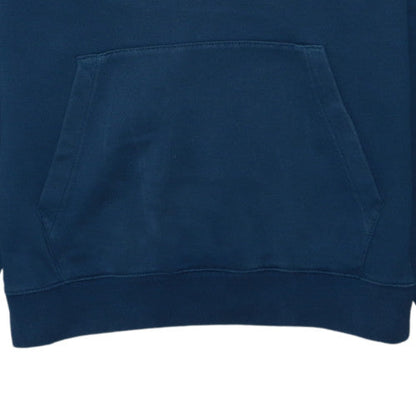 Nike Women's Blue Pullover Hoodie Medium Cotton Blend Casual