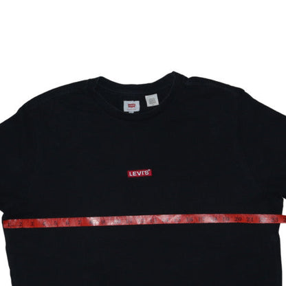 Levi's Men's Black Crew Neck Short Sleeve Cotton T-Shirt Size L