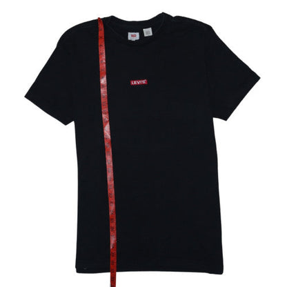 Levi's Men's Black Crew Neck Short Sleeve Cotton T-Shirt Size L