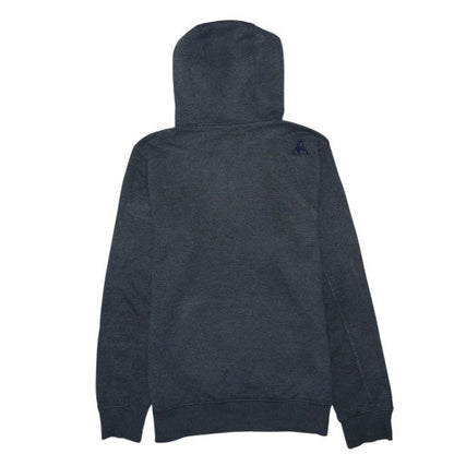 Le Coq Sportif Mens Grey Pullover Hoodie L Graphic Sportswear
