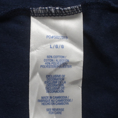 Nautica Men's Blue Crew Neck Short Sleeve T-Shirt Size L