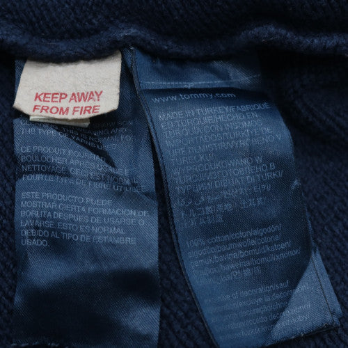Tommy Jeans Womens Navy Blue Crew Neck Pullover Sweatshirt L