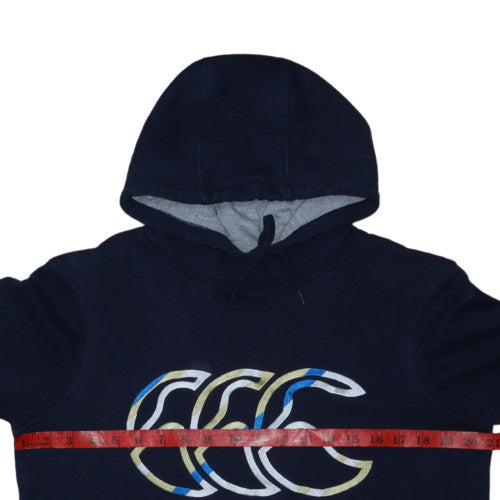 Canterbury Scotland Mens Blue Pullover Hoodie Size S Rugby Sweatshirt