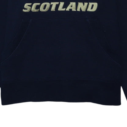 Canterbury Scotland Mens Blue Pullover Hoodie Size S Rugby Sweatshirt