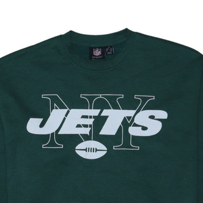 Primark NFL NY Jets Green Sweatshirt XS Women's Casual Crew Neck