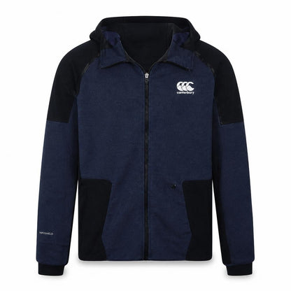 Canterbury Mens Navy Full Zip Hoodie M Hooded Sweatshirt