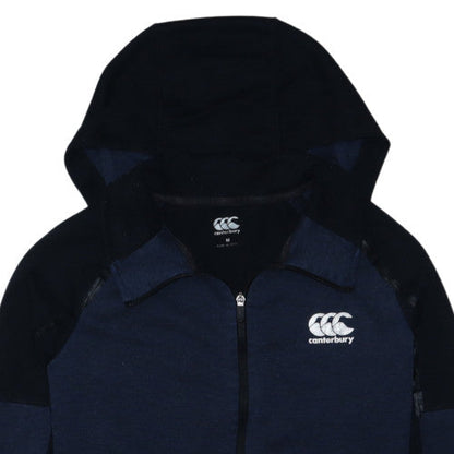 Canterbury Mens Navy Full Zip Hoodie M Hooded Sweatshirt