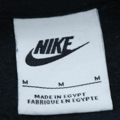 Nike Womens Black Full Zip Hoodie Size M Cotton Blend Casual