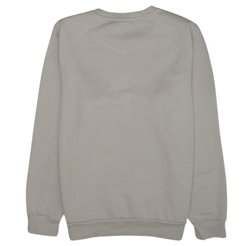 Puma Womens Beige Crew Neck Pullover Sweatshirt Size S