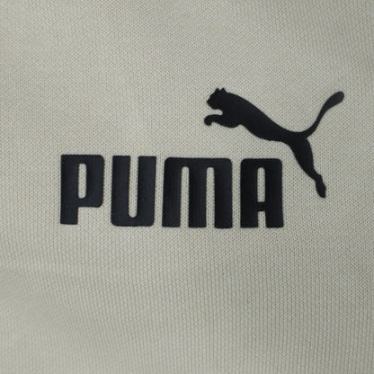 Puma Womens Beige Crew Neck Pullover Sweatshirt Size S