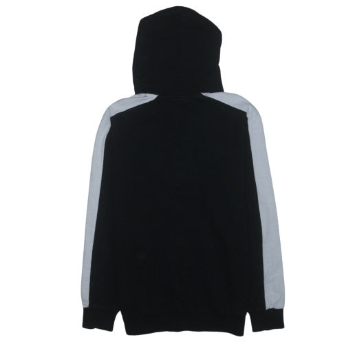 FILA Womens XS Black Pullover Hoodie with Logo Design