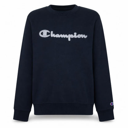 Champion Men's Black XL Pullover Embroidered Crew Neck Sweatshirt